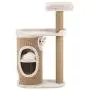 Royal Pet Club Falco 2-Story Cat Condo with Scratching Post, Two Platforms, Light Gray/Light Brown (44416), 117 cm Royal Pet Club Falco 2-Story Cat Condo with Scratching Post, Two Platforms, Light Gray/Light Brown (44416), 117 cm