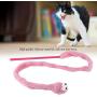 Pssopp Cat Teaser Toy, 3 Color Cartoon Snake Shape Cat Teaser Wand Toy Interactive Reusable Plush Catnip Cat Toys Funny Cat Kitten Pet Playing Toy