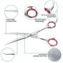 Laazar 7.5” Curved Dog Grooming Scissors with Storage Case| Sharp Pet Groomer Shears for Cats and Dogs | Premium Stainless Steel | Hair Grooming Tools and Supplies for Pets
