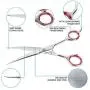 Laazar 7.5” Curved Dog Grooming Scissors with Storage Case| Sharp Pet Groomer Shears for Cats and Dogs | Premium Stainless Steel | Hair Grooming Tools and Supplies for Pets