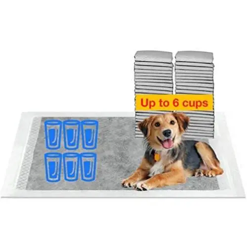 KIHKIH Dog Training Pad Puppy Training Pad Charcoal Training Pad for Pet Puppy Pads Pet Training Pads Training Pads for Dogs Extra Large (XL(2436), 20 Counts)
