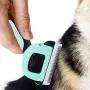 Meric Hair Deshedding Brush for Dogs, Pet Grooming Tool, Stainless Steel Blades, 3-Minutes to Groom, 1-pc Meric Hair Deshedding Brush for Dogs, Pet Grooming Tool, Stainless Steel Blades, 3-Minutes to Groom, 1-pc