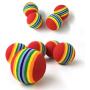 POPETPOP 12pcs Interactive Dog Toys Rainball Dog Balls Puppy Toys 3.5cm Tennis Balls Pet Supplies - Small