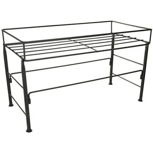 PetRageous 81032 Bradys Set the Table Steel Frame Dog Feeder, 10-Inch Tall by 20-Inch Long and 10-Inch Wide, Holds Two 9-Inch Diameter Bowls, for Large and Extra Large Dogs, Black PetRageous 81032 Bradys Set the Table Steel Frame Dog Feeder, 10-Inch Tall by 20-Inch Long and 10-Inch Wide, Holds Two 9-Inch Diameter Bowls, for Large and Extra Large Dogs, Black