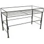 PetRageous 81032 Bradys Set the Table Steel Frame Dog Feeder, 10-Inch Tall by 20-Inch Long and 10-Inch Wide, Holds Two 9-Inch Diameter Bowls, for Large and Extra Large Dogs, Black PetRageous 81032 Bradys Set the Table Steel Frame Dog Feeder, 10-Inch Tall by 20-Inch Long and 10-Inch Wide, Holds Two 9-Inch Diameter Bowls, for Large and Extra Large Dogs, Black