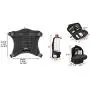 Wgwioo Tactical Service Dog Harness, Dog Training Vest with Molle Pouches and Bottle Holder for Medium Large Dogs Wgwioo Tactical Service Dog Harness, Dog Training Vest with Molle Pouches and Bottle Holder for Medium Large Dogs