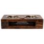 Lhasa Apso, a Dogs Bowl with a Relief from ArtDog