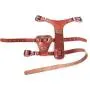 PESHOUCO Leather Dog Harness No Pull Design Genuine Leather Durable Strong Pet Harness with Adjustable Straps Easy Control Pet Vest PESHOUCO Leather Dog Harness No Pull Design Genuine Leather Durable Strong Pet Harness with Adjustable Straps Easy Control Pet Vest