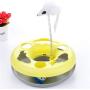 OKOKMALL US--Pet Cat Moving Mouse Spring Play Ball Turntable Round Disk Training Toy Gift