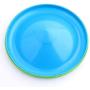 Dog Frisbee Toy, Pet Training Cyber Rubber Flying Saucer Interactive Toys, Floating Water Dog Toy 8.75 Inch, Outdoor Flying Disc Training (Blue)