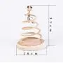 Cat Mice Toy, Ji Speed Spring Spiral Cat Kitty Toy with Mouse Interactive Cat Teaser Toys-Efficient Way To Keep Your Cats Kitten Entertained, Kitten-sized, Beige Cat Mice Toy, Ji Speed Spring Spiral Cat Kitty Toy with Mouse Interactive Cat Teaser Toys-Efficient Way To Keep Your Cats Kitten Entertained, Kitten-sized, Beige