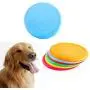 ZoyPet Dog Toy Fetch Toys Flying Disc Throw Durable Non-Toxic Rubber Outdoor Dog Training Toy Lightweight Exercise Playing Chew Flyer,6.5 inch 3 Pack Colors May Vary DT12
