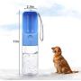 Sofunii Dog Water Bottle Dispenser w/ Poop Bags , Portable Pet Water Bowl Drinking Cup Mug for Traveling, Walking, Hiking, Camping, Road Trips, Dog Parks Puppys Dog Accessories Gear- Best Gifts for Pet Owner Men Wonmen