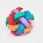 Mekek Ball with Bell, Colourful Braided Kitten Play Balls with Bells - Pet Toy Rubber Round Ball for Budgie Cockatiel, Rabbit, Cats, Dog, Hamster, Parrots Chase Game 1pcs Mekek Ball with Bell, Colourful Braided Kitten Play Balls with Bells - Pet Toy Rubber Round Ball for Budgie Cockatiel, Rabbit, Cats, Dog, Hamster, Parrots Chase Game 1pcs
