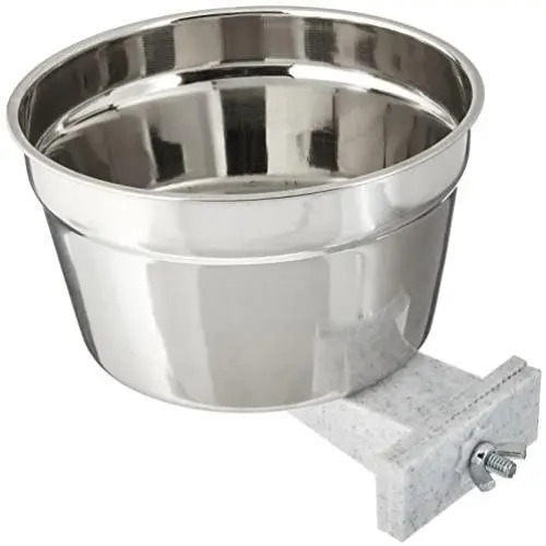 Lixit Stainless Steel Crock, Jumbo, stainless-steel, 40 Ounce (0741) Lixit Stainless Steel Crock, Jumbo, stainless-steel, 40 Ounce (0741)