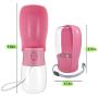 Dog Water Bottle,Foldable Pet Portable Water Dispenser Dogs, Leakproof Pet Water Bottle for Travel,BPA Free Water Bottle, for Cat,Dogs and Other Animals Water Cup