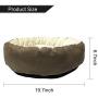 CHEWIE Comfortable Round Cat Bed and Small Dog Bed, Bite Resistance, Non-Slip and Waterproof Bottom,High Walls, Machine Washable