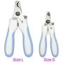Novicey Dog Nail Clippers,Dog Nail Trimmer with Safety Guard to Avoid Over,Stainless Steel Razor Sharp Blades,Professional Grooming Tool at Home for Small Breed Dogs Cats