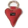 Pavilion Gift Company 45610 Pavilions Pets-Red Heart Shaped Canvas and Rope Dog Squeaky Toy-I Woof You Pavilion Gift Company 45610 Pavilions Pets-Red Heart Shaped Canvas and Rope Dog Squeaky Toy-I Woof You