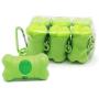 EcoJeannie Dog Poop Bag Dispenser with Stainless Steel Carabiner Clip - Dog Waste Poopbags Holder - Fits Most pet Waste poopbag dispensers and Holders
