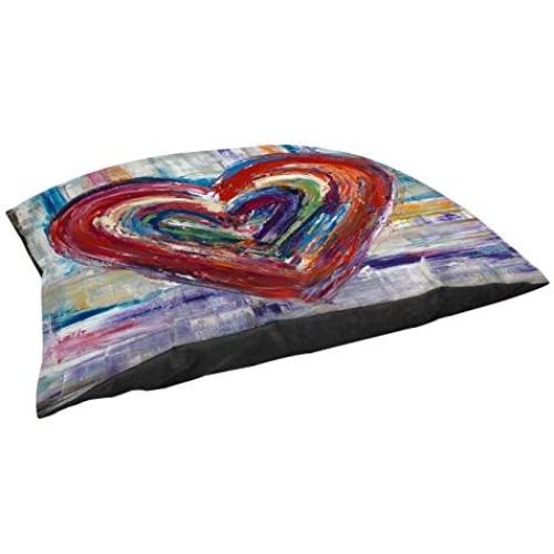Manual Woodworkers & Weavers Fleece Top Toy or Small Breed Pet Bed, Love You Truly, Multi Colored