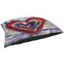 Manual Woodworkers & Weavers Fleece Top Toy or Small Breed Pet Bed, Love You Truly, Multi Colored