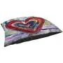 Manual Woodworkers & Weavers Fleece Top Toy or Small Breed Pet Bed, Love You Truly, Multi Colored Manual Woodworkers & Weavers Fleece Top Toy or Small Breed Pet Bed, Love You Truly, Multi Colored