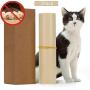 ZIME Cat Scratching Guard, 2 PCS Clear Premium Flexible Vinyl Pet Couch Protector Guards for Protecting Your Furniture, Stops Scratching Cats Furniture Protector (for Leather, M)