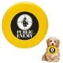 Pet Frisbee Flying Disc Dog Toy - Multifunction Public Enemy