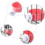 Ordermore Crate Dog Bowl,Stainless Steel Removable Hanging Food Water Bowl Cage Coop Cup for Dogs,Cats,Birds,Small Animals,Holds 14 Ounce