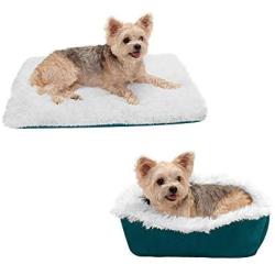 Furhaven Pet - ThermaNAP Self-Warming Quilted Blanket Mat, Self-Warming Convertible Cuddle Bed, and Waterproof-Lined Thermal Dog Blanket for Dogs and Cats - Multiple Styles, Sizes, and Colors