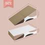 ComSaf Cat Scratcher Triangle, Foldable Cat Scratching Cardboard, Corrugated Scratch Pad, Scratching Lounge Bed for Cat Kitten Kitty, Multiple Scratching Angles, Protecting Furniture, Reversible