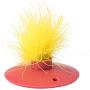 elegantstunning Electric Cat Catching Mouse Magnetic Suspension Technique Turntable Puzzle Toy for Pet White