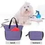 Teamoy Pet Grooming Tote, Dog Grooming Supplies Organizer Bag for Grooming Tool Kit and Dog Wash Shampoo Accessories(Bag ONLY) Teamoy Pet Grooming Tote, Dog Grooming Supplies Organizer Bag for Grooming Tool Kit and Dog Wash Shampoo Accessories(Bag ONLY)