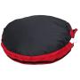 long rich Durable Oxford to Sherpa Pet Cave and Round Pet Bed, 25'', with Removable top and Insert, by Happycare Textiles
