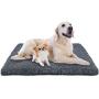 INVENHO Dog Bed Kennel Crate pad Comfortable Soft Anti Slip Washable for Large Medium Small Dogs Blue
