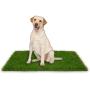 Oiyeefo Artificial Pet Pee Grass Mat for Puppy, Pet Turf Fake Grass Replacement Pad for Dog Potty Training, Indoor and Outdoor - 2 Packs (18'' x 23'')