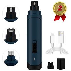 Slopehill Dog Nail Grinder, Professional 2-Speed Electric Rechargeable Dog Nail Trimmer Painless Paws Grooming & Smoothing Claw Grinder for Small Medium Large Dogs & Cats