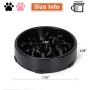 Plastic Dog Bowl Slow Eating Feeder, No Chocking Anti-gulp Slower Bowl, Stop Bloat for Dogs, Reduce Slip Puzzle Bowl for Small Puppy Medium Dogs, Eco-Friendly Non-toxic Maze Bowl for Fast Eater