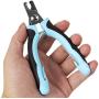 Dudi Dog Nail Clippers for Small Medium Breeds with Nail File - Razor Sharp Stainless Steel Blades - Non Slip Handles - Suited for Small and Medium Animals and Pets