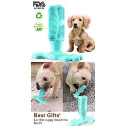 NA Dog Toy Dog Chew Toys Dogs Toothbrush Pet Molar Tooth Cleaning Brushing Stick Doggy Pets Oral Care Stick Bite Toys Pet Supplies,Blue,M:126mm125mm