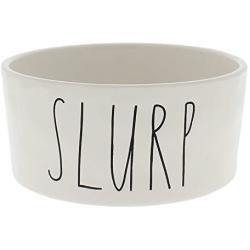 Rae Dunn Ceramic Pet Bowl Dog Cat Dish Slurp 6 Inch