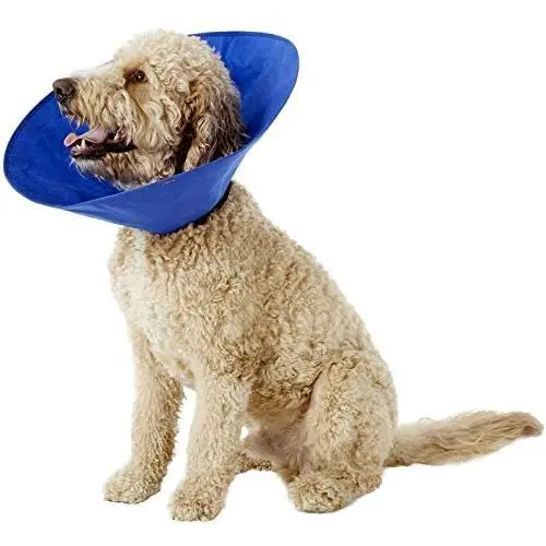 Alfie Pet - Soft Recovery Collar (for Dogs & Cats) - Color: Blue