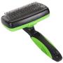smartelf Pet Grooming Brush Self Cleaning Slicker Brushes for Dogs and Cats Long & Thick Hair Best Pet Shedding Tool for Grooming Loose Undercoat,Tangled Knots & Matted Fur