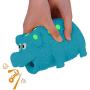 Lorfancy Dog Squeaky Chew Toys for Aggressive Chewers Large Breed Pig Interactive Rubber Funny Cute Soft Food Grade Medium Small Pet Puppy Toy