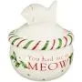 Lenox Holiday Cat Treat Jar Lenox Holiday Cat Treat Jar