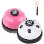JIMEJV Set of 2 Pet Training Bells, Dog Door Bells for Go Outside Potty Training and Communication Device with Whistle Puppy Interactive Toys JIMEJV Set of 2 Pet Training Bells, Dog Door Bells for Go Outside Potty Training and Communication Device with Whistle Puppy Interactive Toys