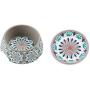 TarHong Carmel Medallion Pet Bowl & Saucer Combo,Premium Pet Dining Set,Color Gray