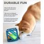 Outward Hound Triple Jack and Puzzle Cube - Interactive Squeaky Dog Toys