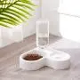 Zaytween Double Dog Cat Bowls Water Dispenser and Food Bowl Set Automatic Water Dispenser Bottle Pet Feeder for Cat and Small Medium Dog Zaytween Double Dog Cat Bowls Water Dispenser and Food Bowl Set Automatic Water Dispenser Bottle Pet Feeder for Cat and Small Medium Dog